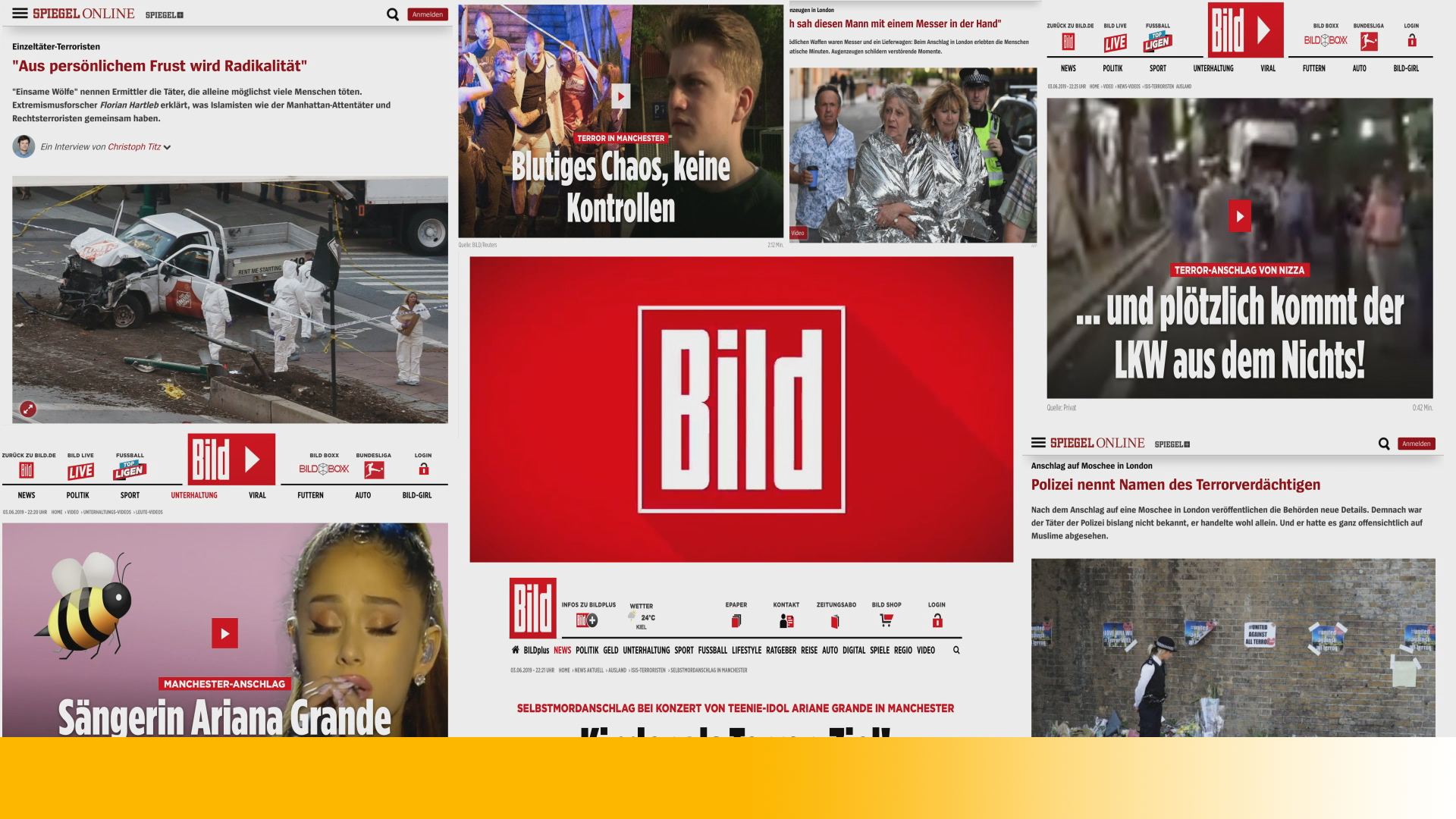 Darstellung realer Gewalt - Wie weit darf die Transparenz in tagesaktuellen Formaten gehen?